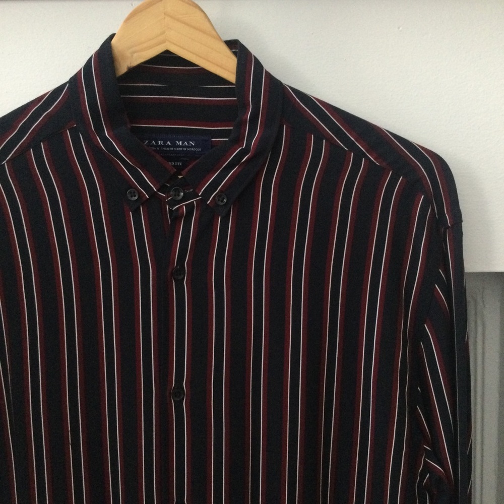 Zara striped button down